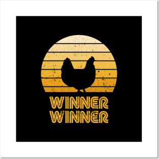 Retro Winner Winner Posters and Art